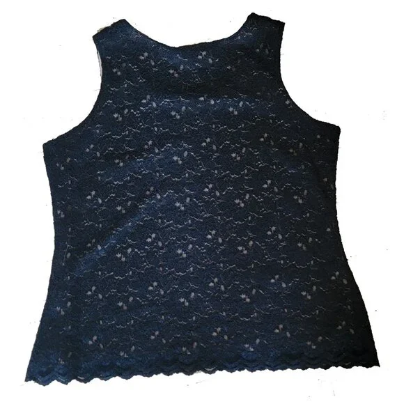 Coldwater Creek Fully Lined Lace Top (sz 2x) - Picture 3 of 5